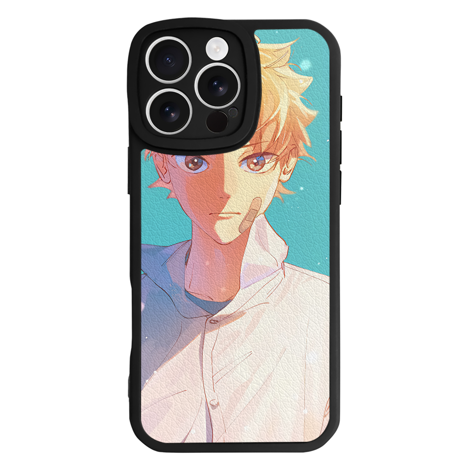 （画像用） ハイキュー!! Haikyu!! 【iPhone 16シリーズ対応】シリコンスマホケース（レザー調） 材質：シリコン